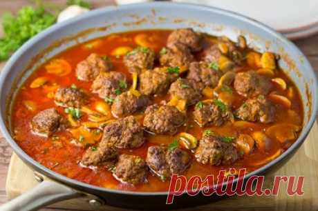 Фрикадельковый гуляш - это вкусно, удобно, легко и быстро.