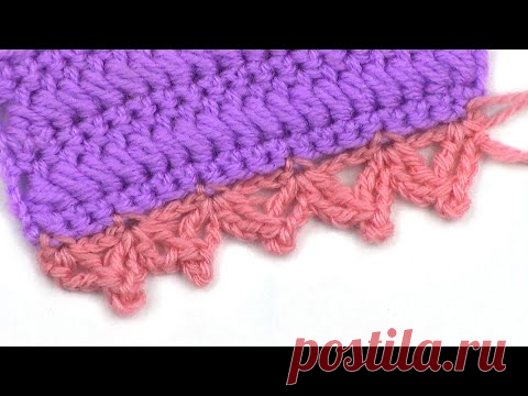 2 варианта несложной каймы