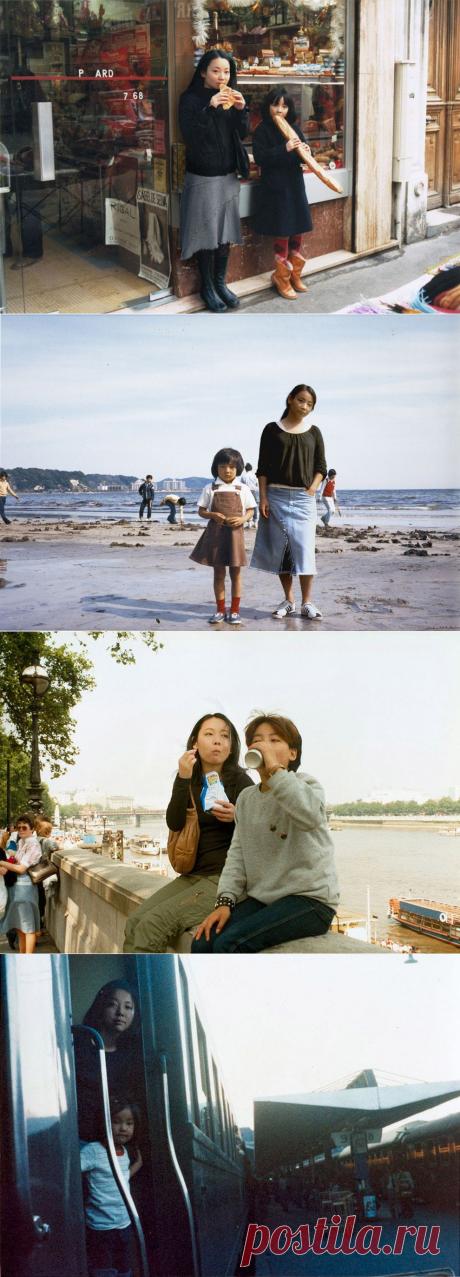 Самый оригинальный фотопроект начала года фотограф добавляет автопортреты в свои детские снимки.