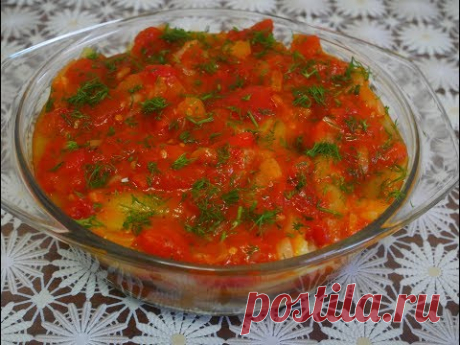 ЗАКУСКА из БАКЛАЖАНОВ и БОЛГАРСКОГО ПЕРЦА ВКУСНАЯ закуска на стол Баклажаны закуска