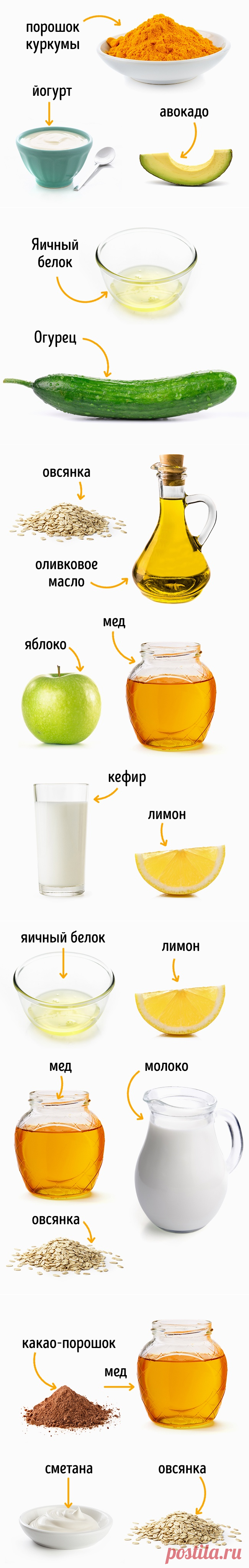 5 простых масок, которые вернут здоровый вид уставшей коже лица за одну ночь