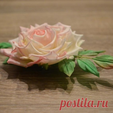Роза из шелка. Мастер-класс для начинающих
