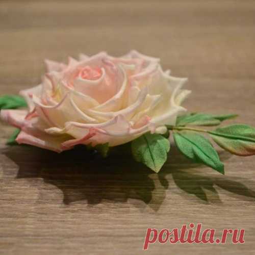 Роза из шелка. Мастер-класс для начинающих