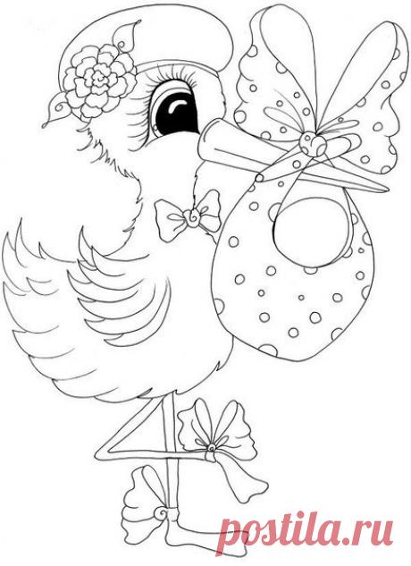 Трафареты. Аисты. — Сделай сам, идеи для творчества - DIY Ideas