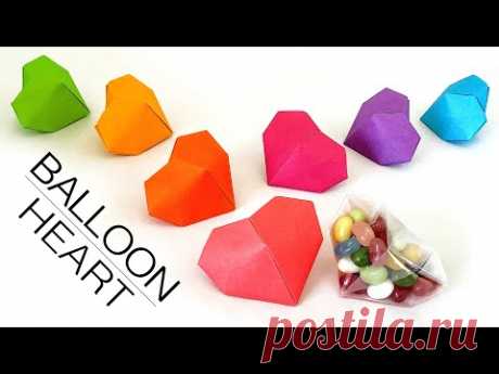 折り紙ハートバルーン🧡Origami Heart Balloon