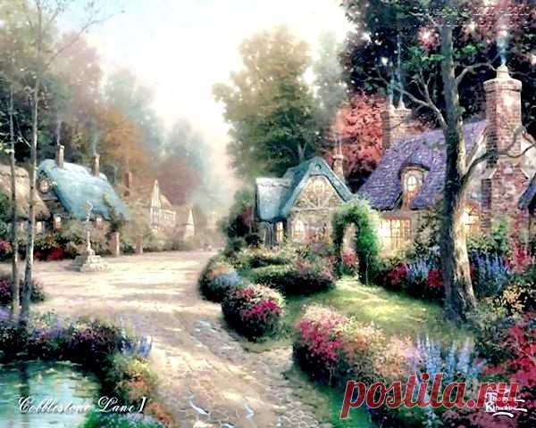 живопись Thomas Kinkade - 69 фото. Фотографии Валентин Иванов.