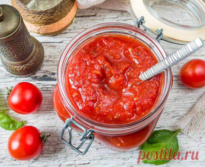 Томатный соус для пиццы на Вкусном Блоге