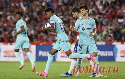 Нападающий "Барселоны" Ямаль стал самым молодым автором гола в истории чемпионатов Испании. Футболист отличился в игре с "Гранадой" в возрасте 16 лет и 87 дней