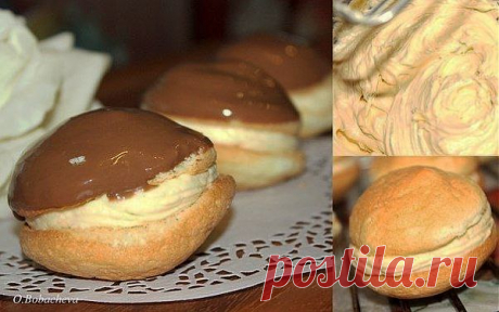 Бисквитное пирожное с кремом (не осмелюсь назвать его &quot;Буше&quot;, но по вкусу очень напоминает) по рецепту Натальи Васильевой. (С моими дополнениями) | Готовим вместе