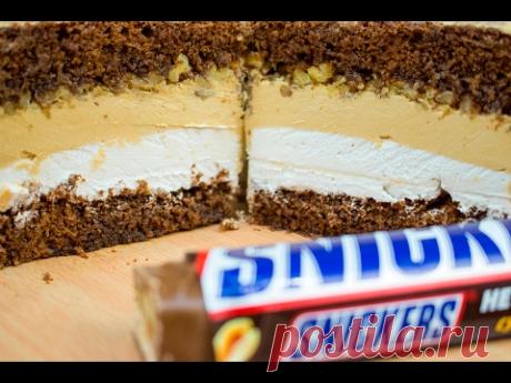Торт СНИКЕРС. Самый простой рецепт / Cake SNICKERS. The easiest recipe - Я - ТОРТодел!