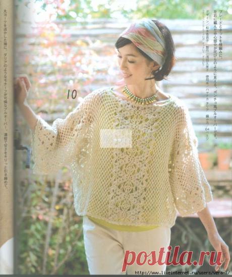 Пуловер-разлетайка