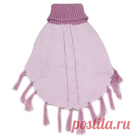 Купить кофта пончо для собак и кошек розовая по низкой цене