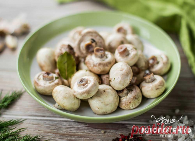 Маринованные шампиньоны  без варки.