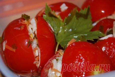 Фаршированные помидоры с медом на зиму | Любимые рецепты