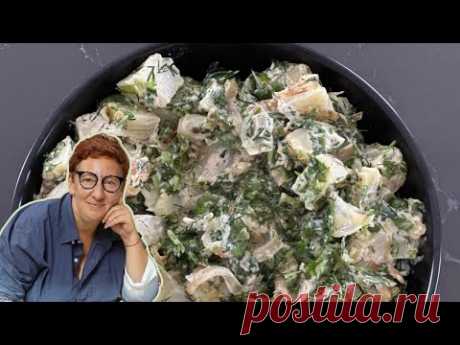 САЛАТ из КАРТОШКИ и ЛУКА на ШАББАТ! 🍽️✨ Попробуйте этот новый рецепт!