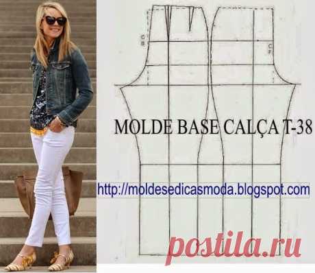 MOLDE BASE CALÇA CLÁSSICA T-38