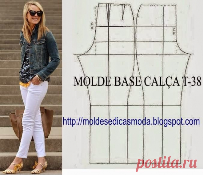 MOLDE BASE CALÇA CLÁSSICA T-38