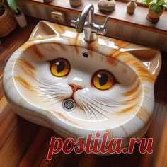 КОШКА-УМЫВАЛЬНИК