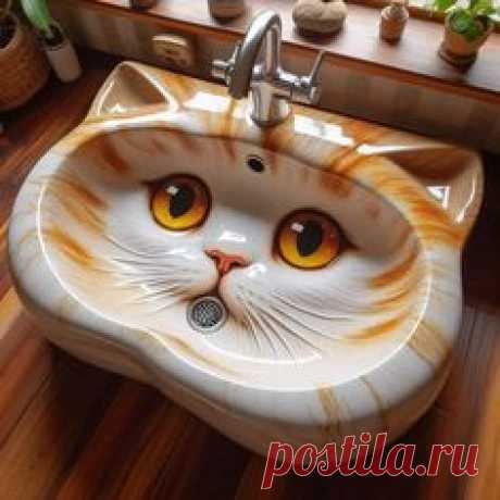 КОШКА-УМЫВАЛЬНИК