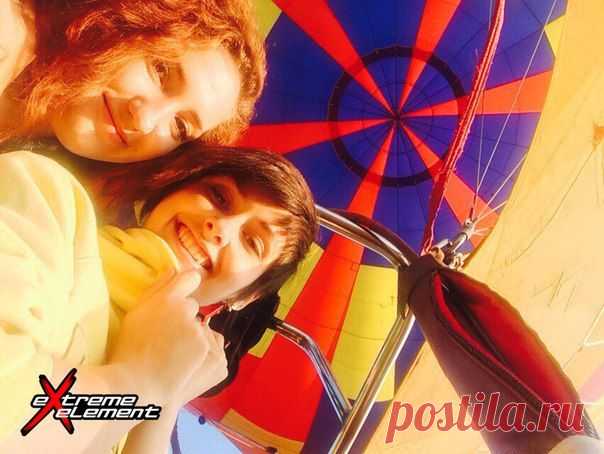Полет Марии на воздушном шаре с Экстрим Элемент! / Экстремальный досуг