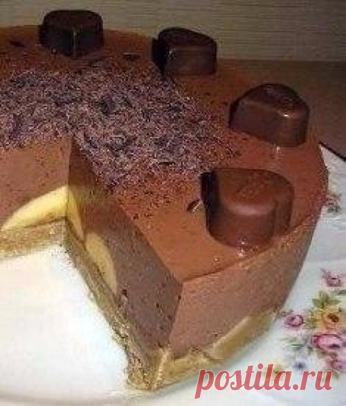 Шоколадно-банановый десерт БЕЗ ВЫПЕЧКИ