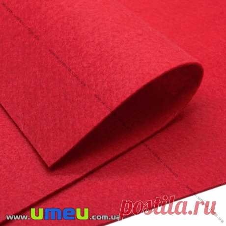 Фетр мягкий 1,3 мм, 30х30 см, 503 Красный, 1 шт (FLT-019405) купить в Украине - интернет-магазин УмеюВСЕ