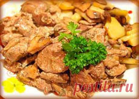 Рецепт приготовления гуляша из печени в мультиварке