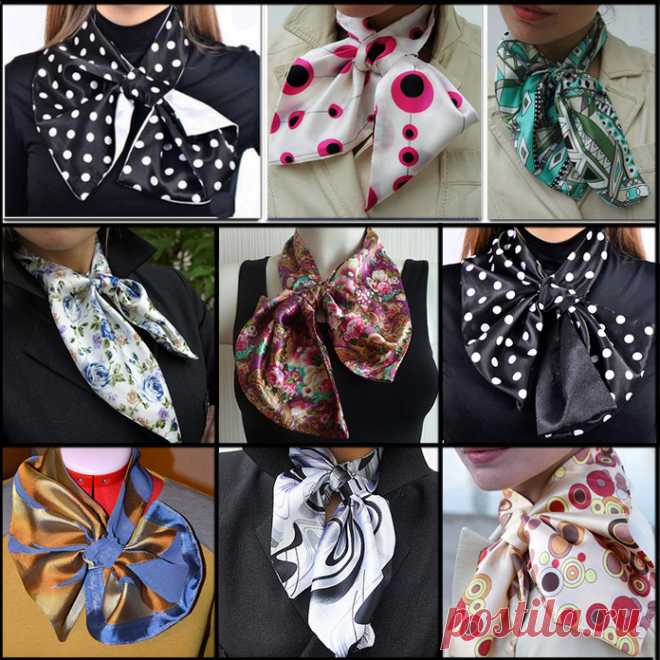 Франтон - французская косынка-трансформер, и еще воротник из галстука