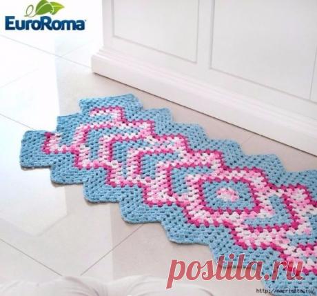 Дорожка из бабушкино квадрата