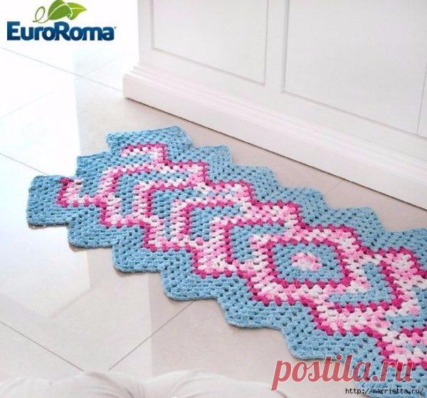 Дорожка из бабушкино квадрата