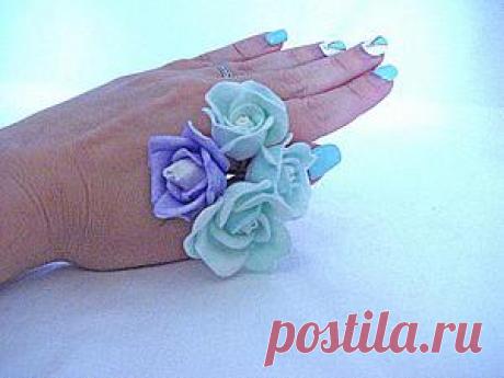 Видео мастер-класс: делаем шпильки с цветами из фоамирана - Ярмарка Мастеров - ручная работа, handmade