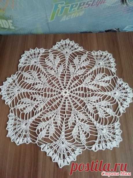 Салфетки крючком и закладка для книг - Вязание - Страна Мам