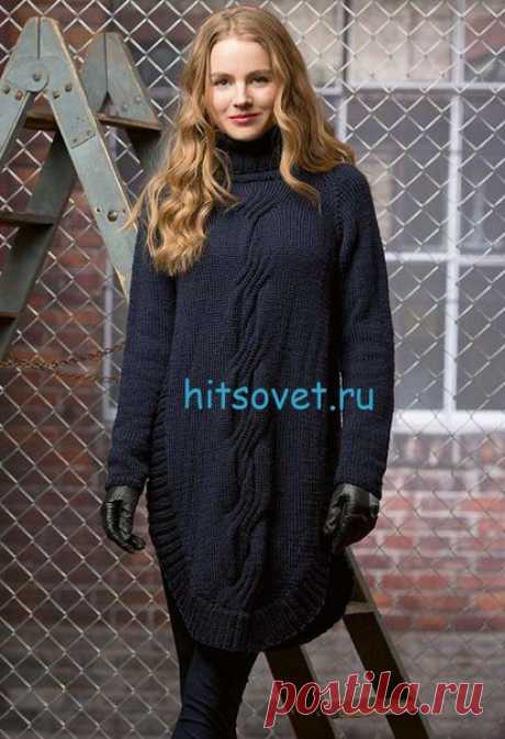 Вам потребуется: пряжа LANG YARNS CARPE DIEM (мериносовая шерсть, альпака) 800/850/900/950 г = 16/17/18/19 мотков синего цвета, спицы № 5,5 и № 6. Короткие круговые спицы № 5,5. Длинные круговые спицы № 6. 

Размеры: S / М / L / XL. 

Размеры: ОГ 104/112/120/128 см, длина 74 см. 

Вязаное пончо с косойУзор I: спицы № 5,5: 1 кром., *1 изн., 2 лиц., 1 изн.*, повторять от * до *, закончить 1 кром. В последующих рядах пет. вязать по рисунку. В круговом вязании = 2 изн., 2 лиц....