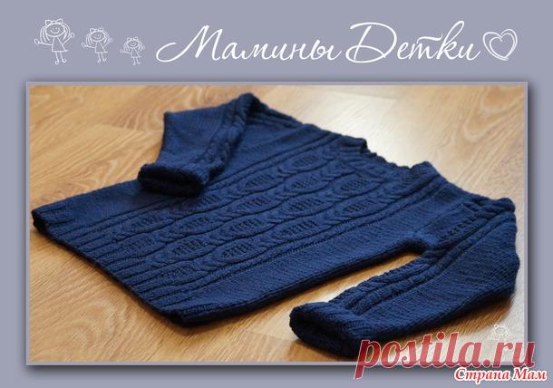 Джемпер " Рыцарь сапфировой розы" - Вязание - Страна Мам