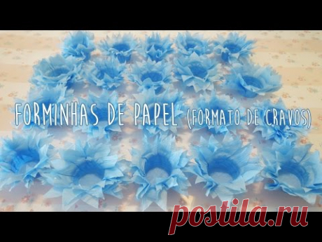 DIY | Forminhas de Doces de Papel (Modelo 2 - Sem Molde)