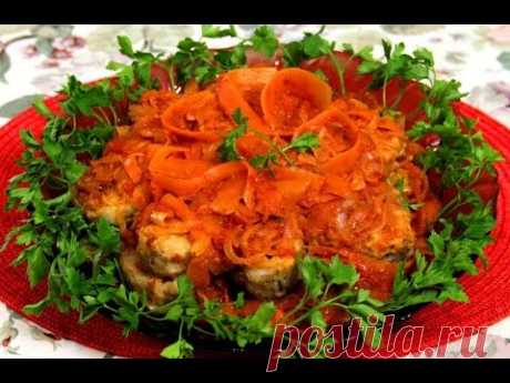 Как вкусно пожарить рыбу с луком и морковкой. РЕЦЕПТ