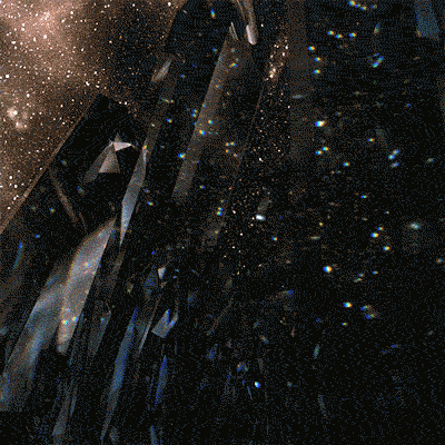Crystal galaxy of light and information
