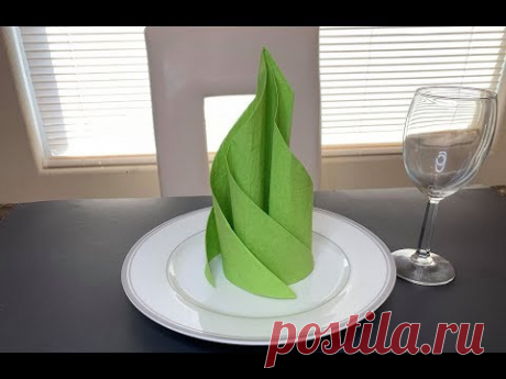 DIY: Easy Paper Napkin Folding Idea