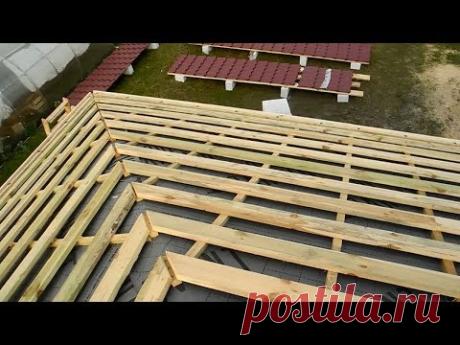 Простой способ самому построить вальмовую крышу ч.4