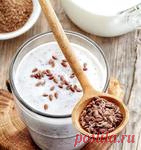 Кефир и семена льна для похудения