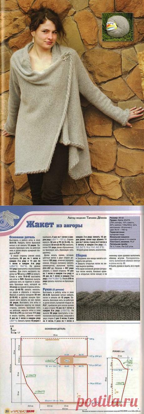 Жакет из ангоры..