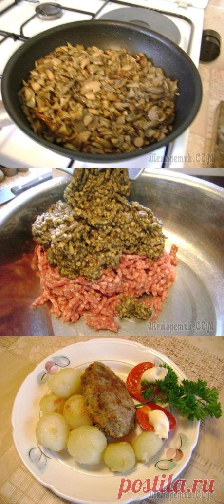 Котлетки с грибами