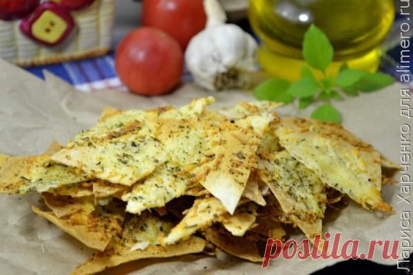 Чипсы из лаваша в духовке.Это просто находка