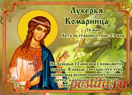 Поздравляю с началом по-настоящему теплых дней! Пусть в твоем доме всегда будет уютно, а жизнь жужжит исключительно от приятных новостей. Открытки на Лукерья Комарница!