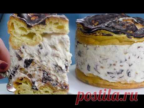 Торт с черносливом и орехами! Словно облачко на вашей тарелке! | Кулинария