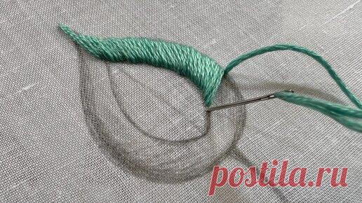 Цветочный дизайн ручной вышивки своими руками. Ручная вышивка подходит для любого дня. | Швея Рифа | Дзен