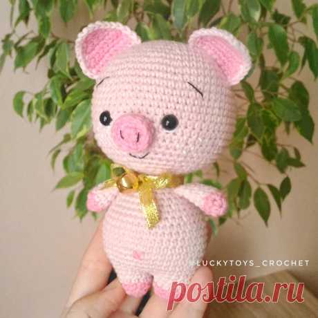 Малыш Хрю амигуруми крючком