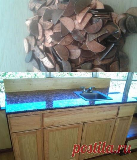 Энтузиаст наменял несколько мешков мелочи и нашел ей весьма практичное применение в доме