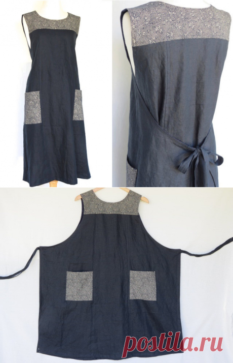 Платье-фартук. Идеи, выкройки