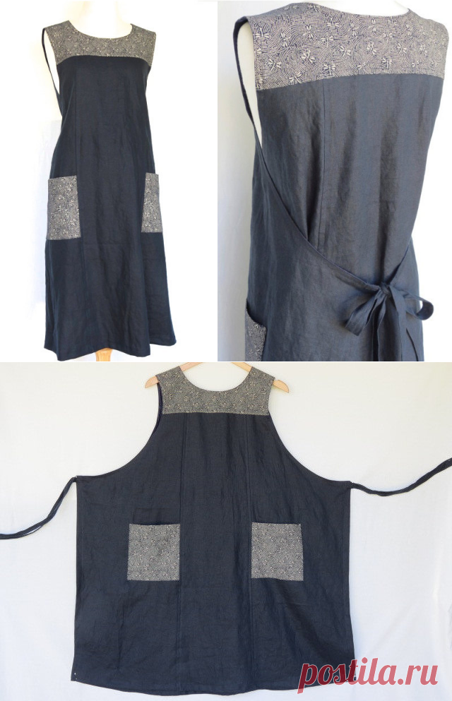 Платье-фартук. Идеи, выкройки